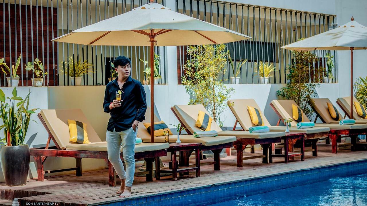 Popular Residence Hotel Siem Reap Bagian luar foto