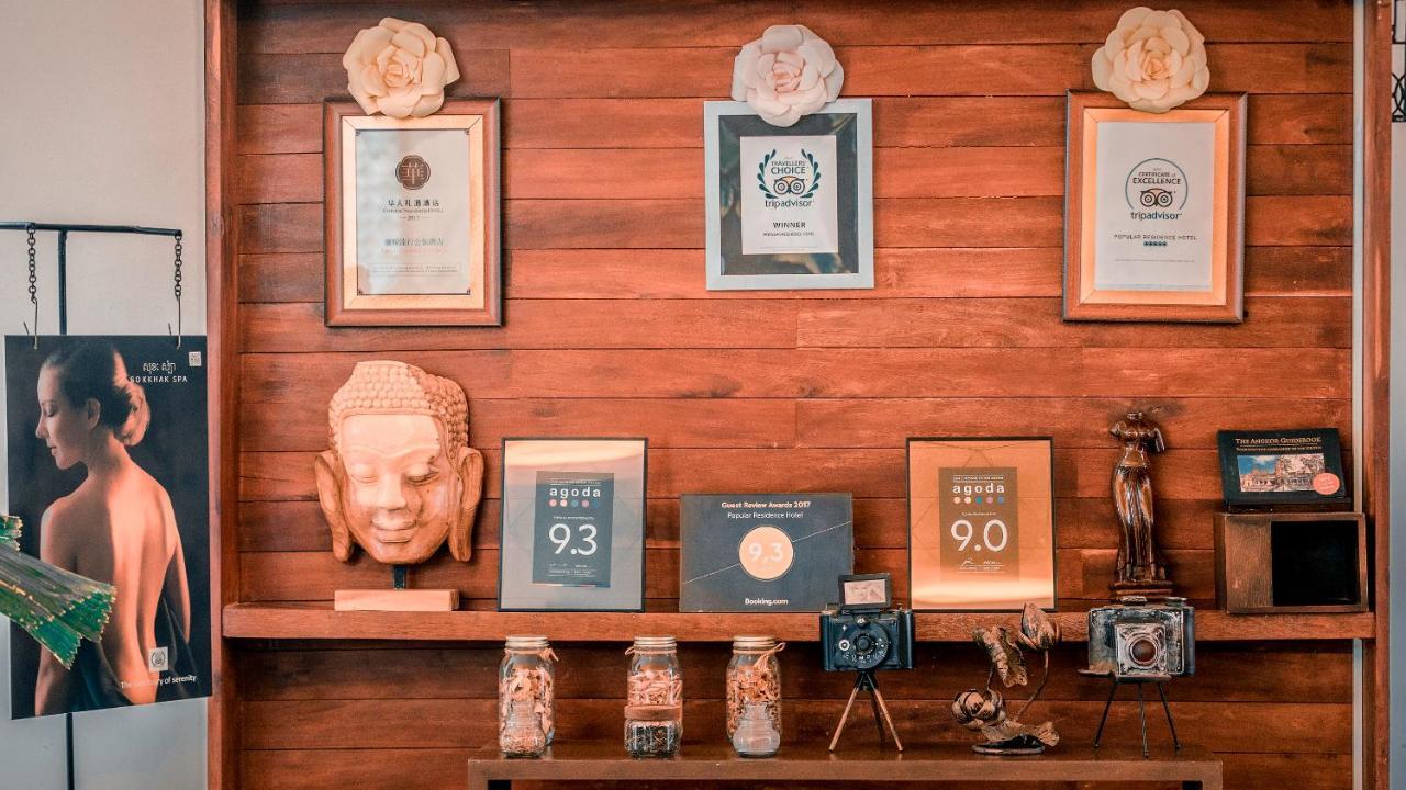 Popular Residence Hotel Siem Reap Bagian luar foto